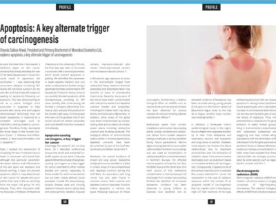 Apoptosis and Human Sunburn Cycle studies and solution recognized