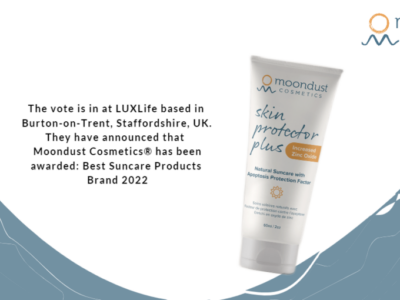 Moondust Cosmetics® Awarded Best Suncare Products Brand 2022